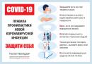 Основные меры предосторожности для защиты от новой коронавирусной инфекции