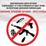 Сдай, незаконно хранящееся, оружие и получи вознаграждение!